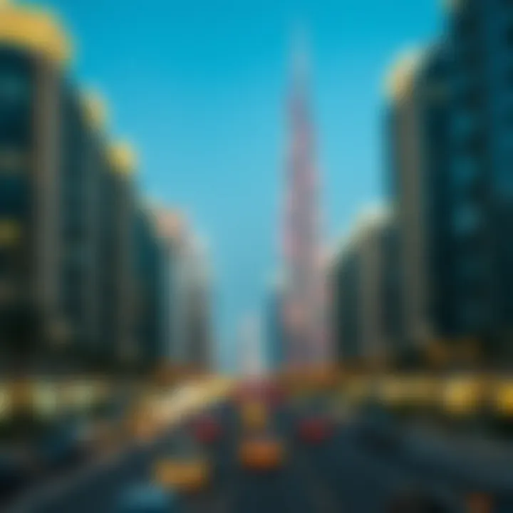Visual representation of Dubai's real estate rent index