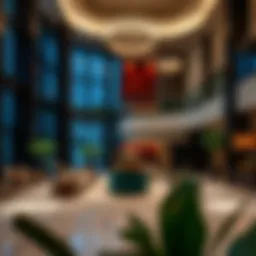 Luxurious lobby of Delta Hotels by Marriott Jumeirah Beach