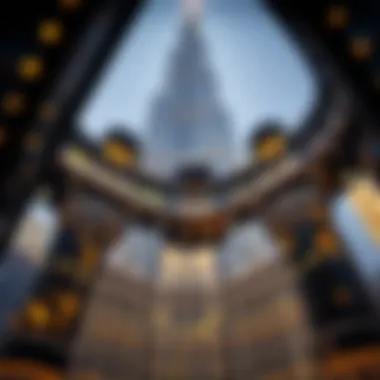 Architectural details of the Burj Khalifa