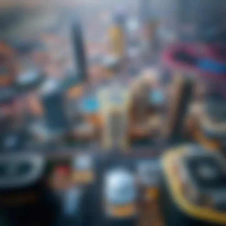 Aerial view of Internet City showcasing modern architecture