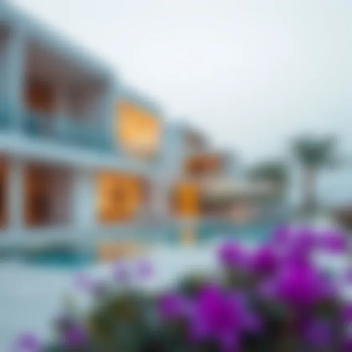 Modern architectural design of properties in La Mer