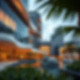 Architectural design of Marina Square Building showcasing modern aesthetics