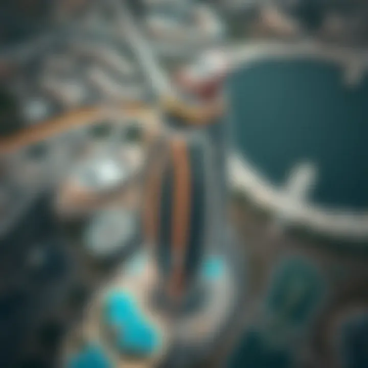 Aerial view of One Zabeel showcasing its unique design
