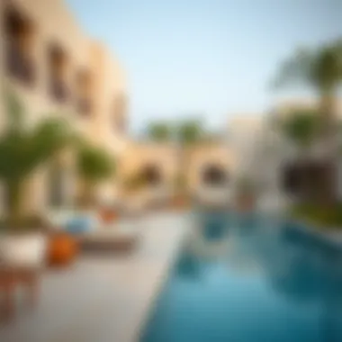 Outdoor Amenities and Lifestyle at Studio Al Khaleej Tranquil outdoor spaces and amenities within Studio Al Khaleej