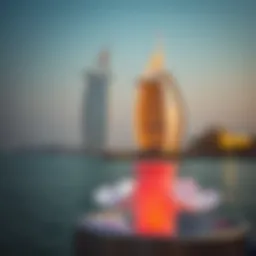 Stunning view of Jumeirah Beach with the Burj Al Arab in the background