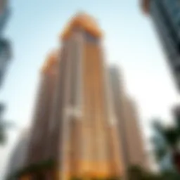 Luxurious high-rise building in Dubai