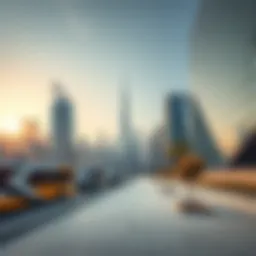Modern Dubai skyline showcasing architectural innovation
